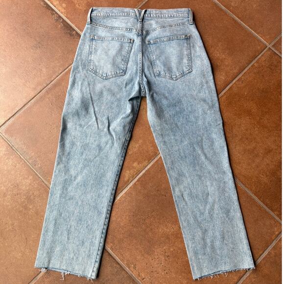 Veronica Beard Light Wash Jeans Joey Straight Leg High Rise Cropped size 28 - Picture 2 of 7